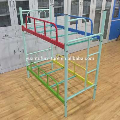 YT-C004, school dormitory bunk bed / metal iron bunk bed / two floor bed